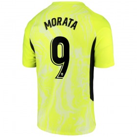 Fußballtrikots Atlético Madrid Morata 9 2020-2021 Kurzarm Ausweichtrikot kaufen